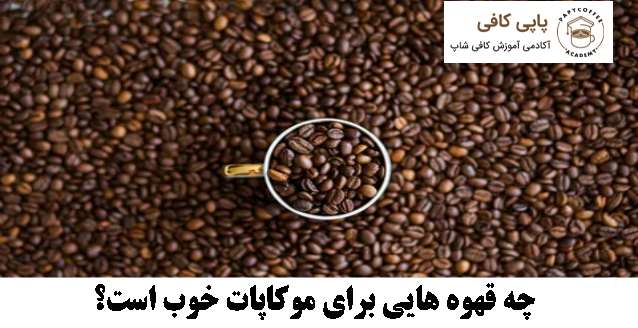 چه قهوه هایی برای موکاپات خوب است؟